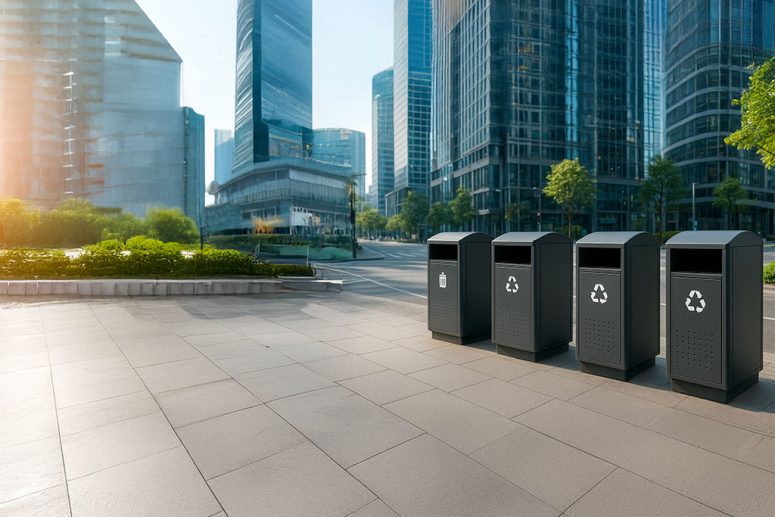 i4W_fill level monitoring_waste street bin